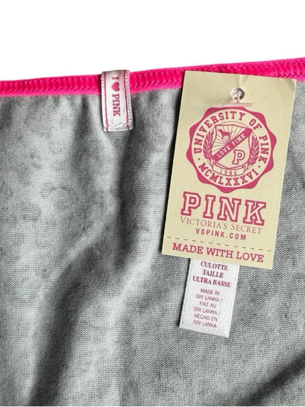 2012 Deadstock Victoria’s Secret pink leopard print underwear. - Picture 2 of 5